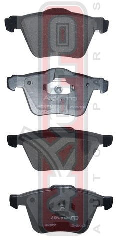 КОЛОДКИ ТОРМОЗНЫЕ ДИСКОВЫЕ ПЕРЕДНИЕ AKD-0357