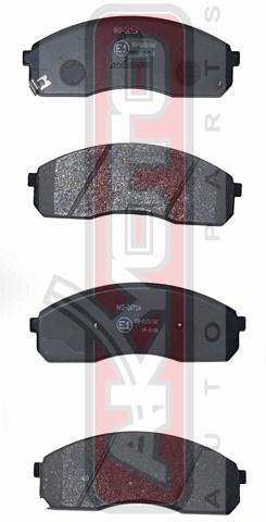 КОЛОДКИ ТОРМОЗНЫЕ ДИСКОВЫЕ ПЕРЕДНИЕ AKD-0671