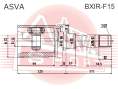 ШРУС ВНУТРЕННИЙ ПРАВЫЙ 24X43.95X27 BXIR-F15