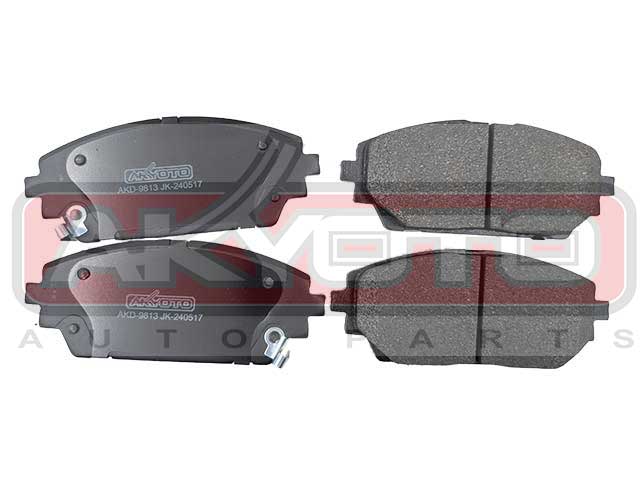 КОЛОДКИ ТОРМОЗНЫЕ ДИСКОВЫЕ ПЕРЕДНИЕ AKD-9813