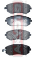 КОЛОДКИ ТОРМОЗНЫЕ ДИСКОВЫЕ ПЕРЕДНИЕ AKD-1286