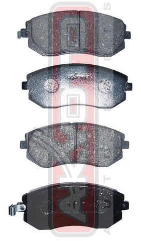 КОЛОДКИ ТОРМОЗНЫЕ ДИСКОВЫЕ ПЕРЕДНИЕ AKD-1286