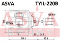 ШРУС ВНУТРЕННИЙ ЛЕВЫЙ 24x35x20 TYIL-220B