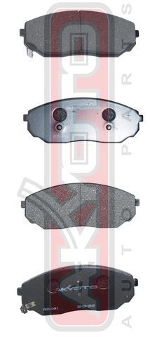 КОЛОДКИ ТОРМОЗНЫЕ ДИСКОВЫЕ ПЕРЕДНИЕ AKD-0441