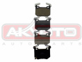 КОЛОДКИ ТОРМОЗНЫЕ ДИСКОВЫЕ ЗАДНИЕ AKD-12216