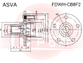 СТУПИЦА ПЕРЕДНЯЯ FDWH-CB8F2