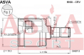 ШРУС ВНУТРЕННИЙ ЗАДНИЙ 25x35x23 HNIU-CRV