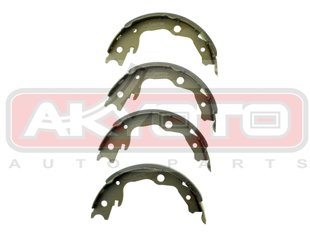 КОЛОДКИ ТОРМОЗНЫЕ БАРАБАННЫЕ ЗАДНИЕ AKS-02202