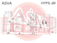 ШРУС КАРДАННОГО ВАЛА 30X76.7 HYPS-JM