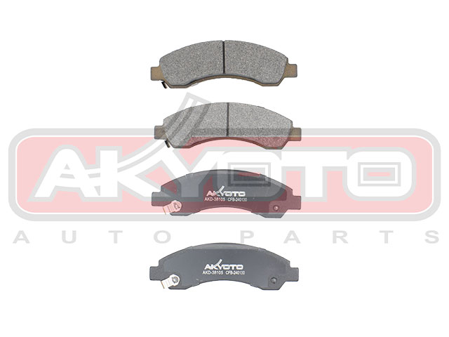КОЛОДКИ ТОРМОЗНЫЕ ДИСКОВЫЕ ПЕРЕДНИЕ AKD-38105