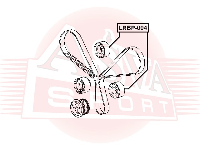 РОЛИК НАТЯЖНОЙ LRBP-004