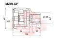 ШРУС ВНУТРЕННИЙ ПРАВЫЙ 30x45x28 MZIR-GF