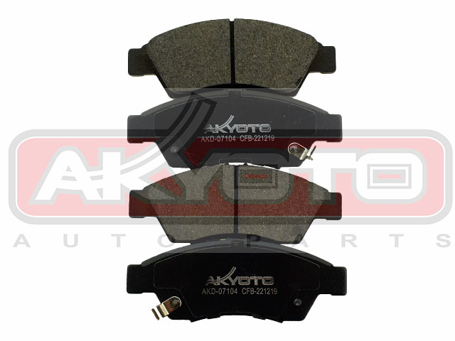 КОЛОДКИ ТОРМОЗНЫЕ ДИСКОВЫЕ AKD-07104