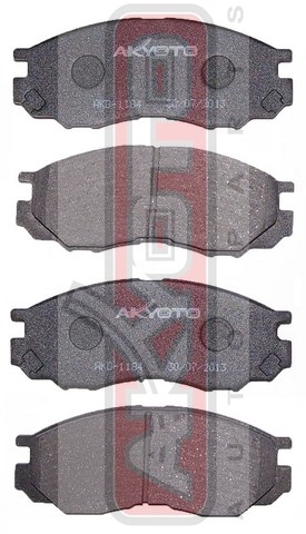 КОЛОДКИ ТОРМОЗНЫЕ ДИСКОВЫЕ ПЕРЕДНИЕ AKD-1184