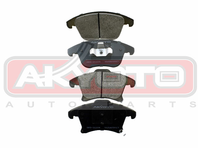 КОЛОДКИ ТОРМОЗНЫЕ ДИСКОВЫЕ ПЕРЕДНИЕ AKD-21104