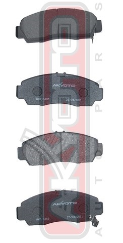 КОЛОДКИ ТОРМОЗНЫЕ ДИСКОВЫЕ ПЕРЕДНИЕ AKD-8465