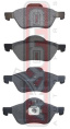 КОЛОДКИ ТОРМОЗНЫЕ ДИСКОВЫЕ ПЕРЕДНИЕ AKD-0204