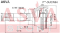 ШРУС НАРУЖНЫЙ 29x71.6x35 FT-DUCA54