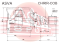 ШРУС ВНУТРЕННИЙ ПРАВЫЙ 30X35X22 CHRIR-COB