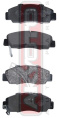 КОЛОДКИ ТОРМОЗНЫЕ ДИСКОВЫЕ ПЕРЕДНИЕ AKD-8254