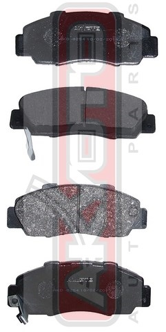 КОЛОДКИ ТОРМОЗНЫЕ ДИСКОВЫЕ ПЕРЕДНИЕ AKD-8254
