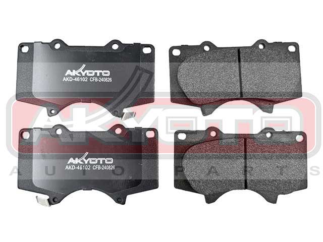 КОЛОДКИ ТОРМОЗНЫЕ ДИСКОВЫЕ ПЕРЕДНИЕ AKD-46102