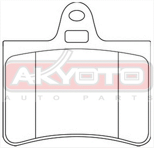 КОЛОДКИ ТОРМОЗНЫЕ ДИСКОВЫЕ ЗАДНИЕ AKD-0193
