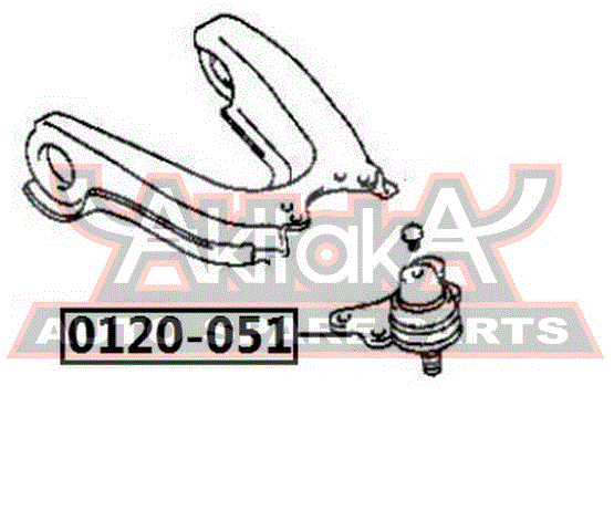 ОПОРА ШАРОВАЯ 0120-051