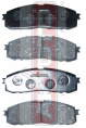 КОЛОДКИ ТОРМОЗНЫЕ ДИСКОВЫЕ ЗАДНИЕ AKD-1147