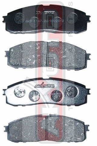 КОЛОДКИ ТОРМОЗНЫЕ ДИСКОВЫЕ ЗАДНИЕ AKD-1147