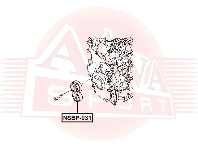 РОЛИК НАТЯЖНОЙ NSBP-031