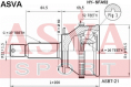 ШРУС НАРУЖНЫЙ 26x60x27 HY-SFA52