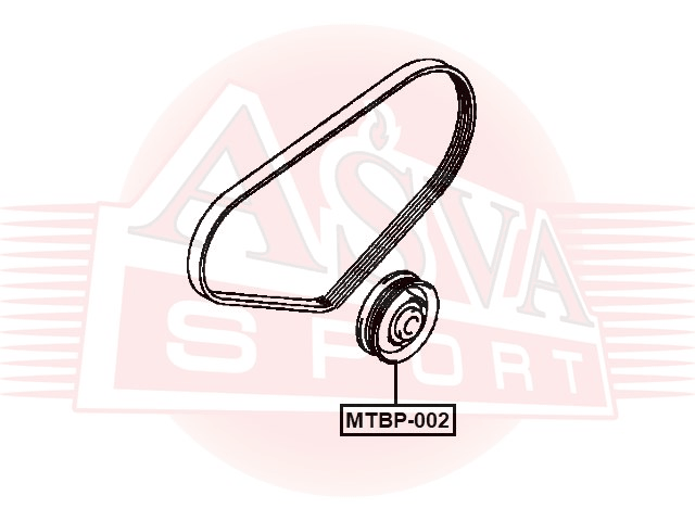 РОЛИК НАТЯЖНОЙ MTBP-002