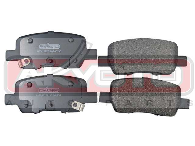 КОЛОДКИ ТОРМОЗНЫЕ ДИСКОВЫЕ ЗАДНИЕ AKD-12227