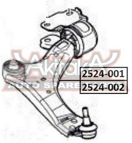 РЫЧАГ ПЕРЕДНИЙ ПРАВЫЙ 2524-001