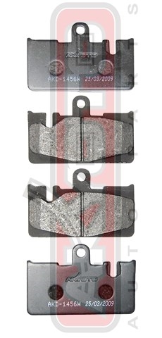 КОЛОДКИ ТОРМОЗНЫЕ ДИСКОВЫЕ ЗАДНИЕ AKD-1456