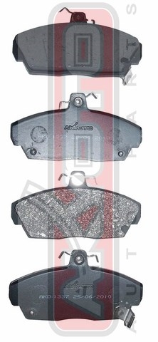 КОЛОДКИ ТОРМОЗНЫЕ ДИСКОВЫЕ ПЕРЕДНИЕ AKD-1337