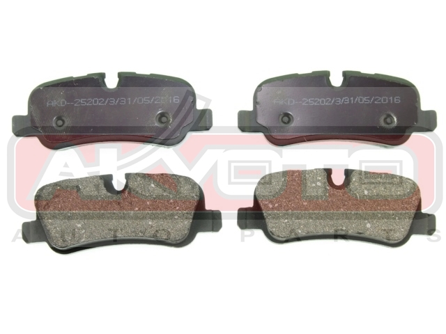 КОЛОДКИ ТОРМОЗНЫЕ ДИСКОВЫЕ ЗАДНИЕ AKD-25202