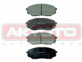 КОЛОДКИ ТОРМОЗНЫЕ ДИСКОВЫЕ ПЕРЕДНИЕ AKD-12217