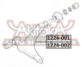 РЫЧАГ ПЕРЕДНИЙ НИЖНИЙ ПРАВЫЙ 1224-001