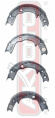 КОЛОДКИ ТОРМОЗНЫЕ БАРАБАННЫЕ ЗАДНИЕ AKS-6704