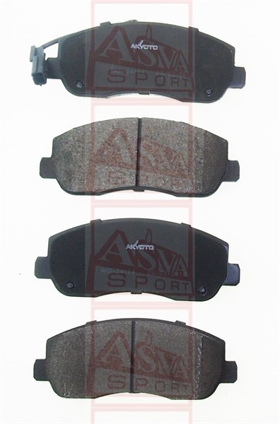 КОЛОДКИ ТОРМОЗНЫЕ ДИСКОВЫЕ ПЕРЕДНИЕ AKD-24104