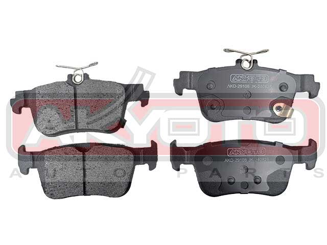 КОЛОДКИ ТОРМОЗНЫЕ ДИСКОВЫЕ ЗАДНИЕ AKD-29108