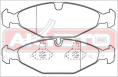 КОЛОДКИ ТОРМОЗНЫЕ ДИСКОВЫЕ ПЕРЕДНИЕ AKD-1008