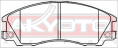 КОЛОДКИ ТОРМОЗНЫЕ ДИСКОВЫЕ ПЕРЕДНИЕ AKD-0853