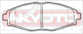 КОЛОДКИ ТОРМОЗНЫЕ ДИСКОВЫЕ ПЕРЕДНИЕ AKD-1253