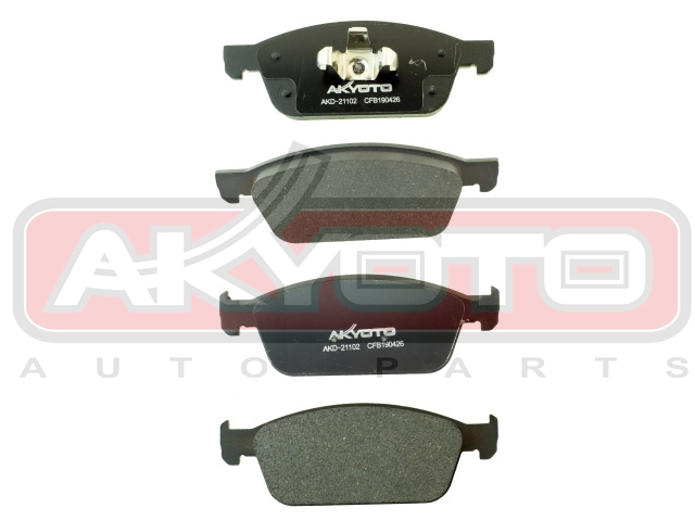 КОЛОДКИ ТОРМОЗНЫЕ ДИСКОВЫЕ ПЕРЕДНИЕ AKD-21102