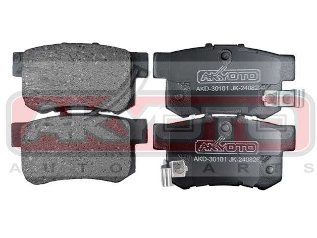 КОЛОДКИ ТОРМОЗНЫЕ ДИСКОВЫЕ ЗАДНИЕ AKD-30101