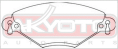 КОЛОДКИ ТОРМОЗНЫЕ ДИСКОВЫЕ ПЕРЕДНИЕ AKD-0183