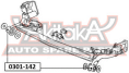САЙЛЕНТБЛОК ЗАДНЕЙ БАЛКИ 0301-142